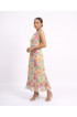 Hand Painted Rayon Halter Dress